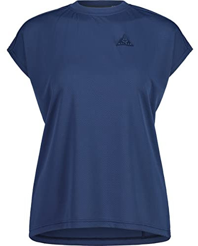 Maloja W Eschem. All Mountain Top Blau - Schnelltrocknendes bequemes Damen Radsport Top, Größe XL - Farbe Midnight