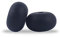 Decoendiy 100Pcs Loose Silicone Abacus Beads 15mm, Flat Round Shaped Chunky Beads, Silicone Spacer Beads, Large Hole Rubber Beads, for Adults DIY Bracelets Crafts Supplies (Black)
