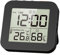Folpus Reloj de Ducha Digital con Temporizador, higrómetro, Resistente al Agua, para baño, Cocina, Reloj de Pared, Negro
