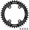 DJC Kettenblatt Asymmetrisch 96BCD Schmale Breite Zähne MTB für XT SLX M6000 / M7000 / M8000 / M9000 7/8/9/10/11/12 Speed Aluminium 7075 30T 32 34 36 38T, rund 40T schwarz