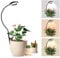 Wolezek Grow Lights for Indoor Plants, Clip On 6500K Full Spectrum LED Grow Light, Two Installation Options Plant Light, 3 Colors Grow Lamp with 360° Gooseneck, 6/12/16H Timer, 5 Brightness, 1 Pack