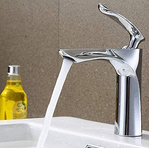 Wasserhahn, Wasserhahn, Waschbecken, Wasserhahn, heiß und kalt, heißes und kaltes Porzellan-Waschbecken, Waschbecken, Aufsatzwaschbecken, Aufsatzwaschbecken, Kupfer-Wasserhahn