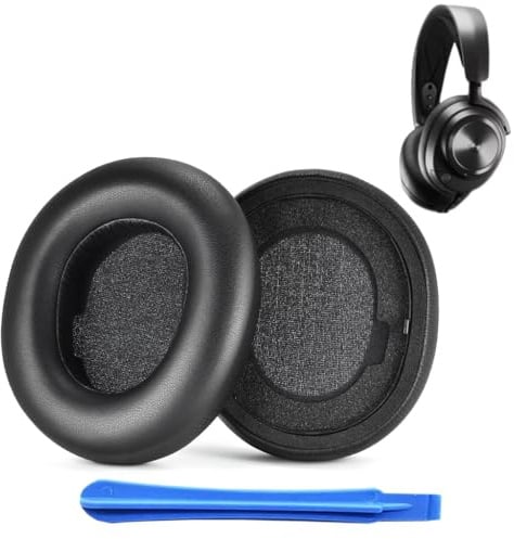 Ersatz-Ohrpolster Cushions für SteelSeries Arctis Nova Pro Wireless Kopfhörer Ohrkissen weichere Leder Earpad Ersatz Headset Ohrpolsterbecher