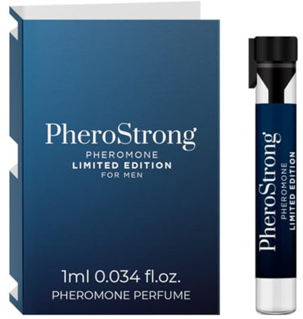 PheroStrong Pheromone Limited Edition for Men - Parfüm für Manner mit Pheromonen-Effekt Aphrodisiakum für Männer Perfume Zerstäuber für unterwegs Pheromones Perfume long lasting Sampler-Reisegröße 1ml
