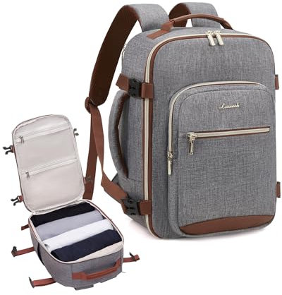 LOVEVOOK Cabin Backpack 40x20x25 for Ryanair Underseat 20L Carry-Ons Hand Luggage Bags Small Travel Bag for Women Airplanes Flight Rucksack Fit 14 Inch Laptop