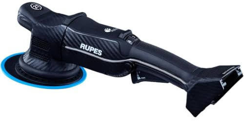 RUPES BigFoot HLR21 iBird Pulidora orbital aleatoria, solo herramienta | Diseño ergonómico compacto | Rendimiento extendido de la batería | Sistema de pulido mejorado | Carga inteligente rápida