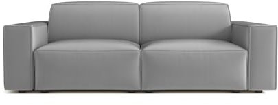 Imebel Sofa Lucas - Moderne Modulare Couch - Elegante Couch für das Wohnzimmer - Bequemes Sofa mit Bettkasten - 3 Sitzer mit Bettfunktion 204x102x70cm