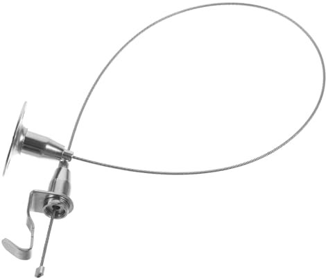 KICHOUSE Edelstahl Drahtseil Verstellbar Zum Aufhängen Von Bildern Drahtanhänger Metalldrahtseil Und Hakenaufhänger Für Lampen Displays Und Schilder