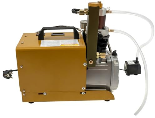 TONFEION Kompressor -1.8KW 220V 30Mpa Tauchkompressor, 2800RPM Atemluftkompressor mit stoßsichere Manometer, druckluft kompressor für Brandbekämpfung und Tauchen