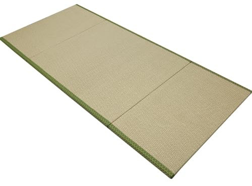 Japanische Tatami-Matte, faltbare Futon-Matratze, King-Size-Größe, tragbar, Rush Gras, Bodenmatte, Bett zum Schlafen oder Sitzen, traditionelles Design für Zuhause oder Reisen