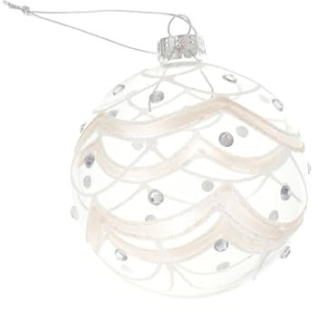 Alipis Glaskugel-anhänger Für Weihnachtsbaum-Dekoration Exquisit Und Schick Als Weihnachtsbaum-anhänger Oder Home-dekor Leicht Anzubringen