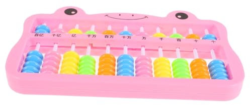 Warmhm Boulier pour Les Élèves du Primaire Maths Boulier Arithmétique Boulier pour Enfants Boulier De Mathématiques Appareil Mathématique Outil Boulier Abaque Plastique Rose