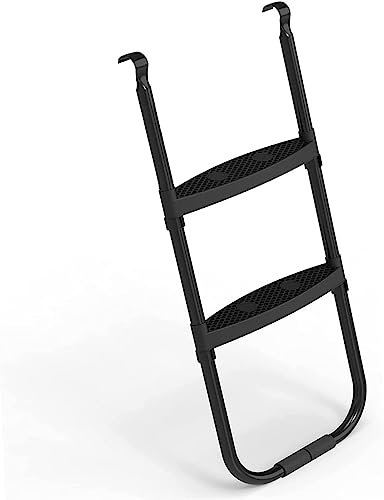 SSDDLZEQ 2 Step Trampoline Ladder, With Horizontal Wide Steps, Skid-Proof Steps Universal Hook, Trampoline Accessories For Kids