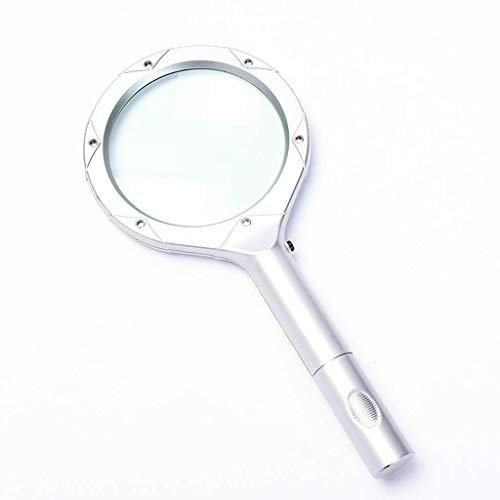 Verre de Poche avec poignée en métal LED, éclairage des Livres de Lecture