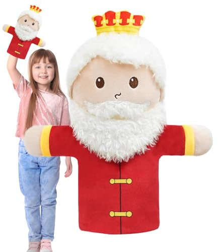 Ceprznvey Plüsch Handpuppe - Märchen Handpuppen für Geschichtenerzählung,Interaktives Spielzeug Für Familienunterhaltung Geschichtenerzählen Vorschulbildung