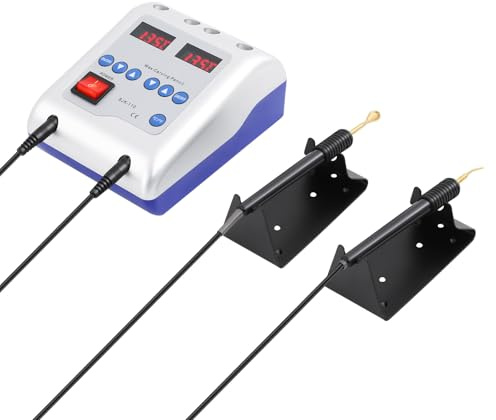 Electric Waxer Carving Knife Machine, Wax Carving Pen DentaI, Carvlng Waxing Knife Electric with 6 Carve Tips & 2 Pens, Adjustable Temperature 50℃-200℃, Electrlc Wax Pen for Model Sculpting