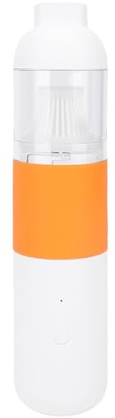Dioche Aspirateur de Voiture sans Fil Mini Aspirateur Portable avec Batterie 3000 MAh Forte Aspiration pour Le Nettoyage de la Maison et de la Voiture Orange
