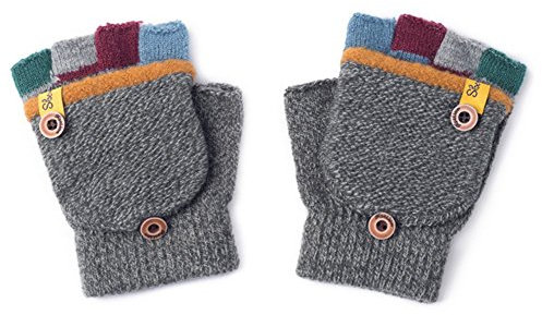 Aiyomimo Herbst und Winter Baby Warme Handschuhe Kind Gestrickte Fäustlinge,3-6 Jahre alt
