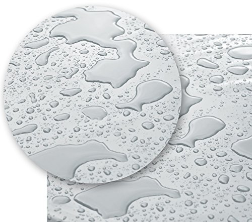 Transparente Tischdecke Klarsicht Folie, rund oval eckig - Stärke 0,30 mm - Größe wählbar (Oval 140 x 190 cm)