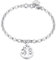 S'Agapõ Bracciale Donna In Acciaio Con Simbolo Albero Della Vita | Collezione Rugiada - SRU11