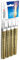 4x Candela Luminosa STANDARD carta ORO - Durata 50 secondi - Fontana Fiaccola da INTERNO - Magic Flambè Cake Fountains - ideale per compleanni, feste, party ecc.