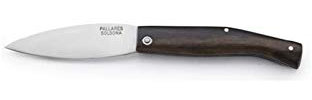 Pallarès - Coltello a serramanico, in legno di ebano, 8 cm, per caccia, pesca, sopravvivenza e bushcraft