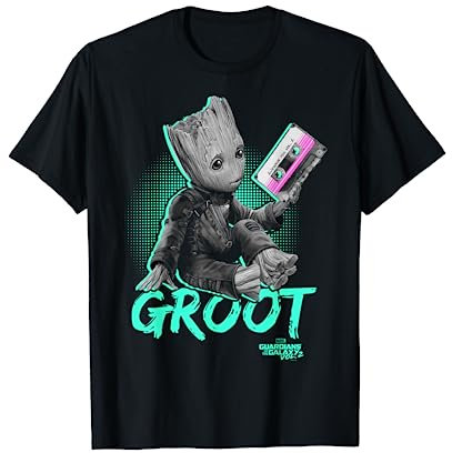 Marvel Guardians Vol. 2 Baby Groot Neon Tape T-Shirt