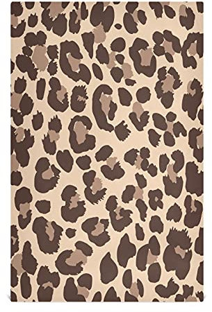 JUMBEAR Geschirrtuch mit Leopardenmuster, weich, saugfähig, wiederverwendbar, 71,1 x 45,7 cm, 4 Stück