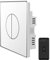 UseeLink ZigBee 3.0 smart 2 gang light switch no neutral wire need works with Philips HUE SmartThings Tuya echo hub is required remote control CE REACH RoHS certified (1 pack)