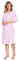 e.Femme® Chemise de nuit 1022 pour femme, 100 % coton, Rose, 50