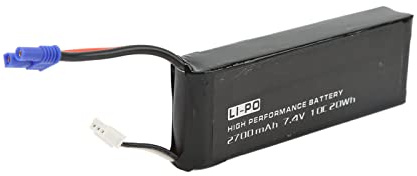 VGEBY Lipo Akku 7.4V, 2700mAh 10C, Stabiler und Genauer RC Drohne, Modellflugzeug,Sealed Lead Acid Replacement