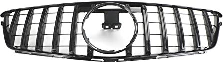 Artudatech Auto Kühlergrill GT Style Front Bumper Kühlergrill Grill für BEN-Z C-Class W204 C300 C350 2008-2014