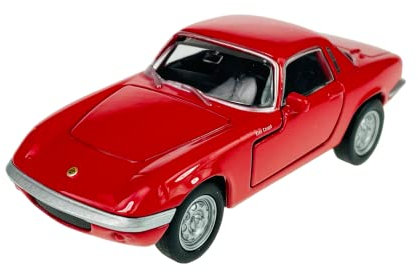Welly 1965 Lotus Elan Rot ca 1/34-1/39 Metall Modell Auto Die Cast Neu im Kasten