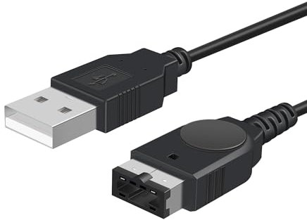 Xahpower Cavo di Ricarica per Gameboy Advance SP, USB Caricabatterie per Nintendo DS/Game Boy Advance SP