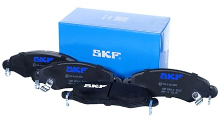 SKF Scheibenbremse Bremsbelag VKBP 80500 A - 4er Set - Position Vorderachse Höhe 77 mm Länge 154 mm Breite 83 mm Dicke 15,7 mm - OE Qualität | Kompatibel mit: DAIHATSU COPEN, OPEL AGILA, SUBARU JUSTY III, SUZUKI IGNIS II, WAGON R Schrägheck, WAGON R+ Schrägheck