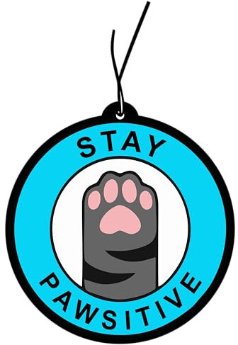 CME.Promo 2x Stay Pawsitive Duftbaum Auto lustig, Auto Duftspender, Duftbaum Auto tuning, car air freshener, Duftanhänger Auto, Duftbaum Set Auto