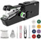 GEARMAX Máquina de Coser Portátil, Mini Máquina de Coser de Mano, Máquina de Coser Pequeña, para Viajes o Uso Doméstico (Negro)