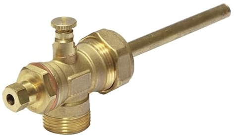 RACCORDO A CROCE MASCHIO PER TUBO RAME 22X3/4 M CON PORTA SONDA PANNELLI SOLARI