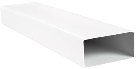 PVC Flachkanal 204x60 mm – 1,5 m lange, hochwertige Abluft- und Zuluftlösung für Küchen und Klimaanlagen
