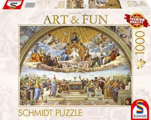 Schmidt Spiele 58527 Markus Binz, Disputation des Heiligen Sakraments 2024, 1000 Teile Puzzle
