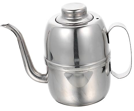Zerodeko Olla De Aceite De Acero Inoxidable Jarras De Aceite Con Pico Jarabe Dispensador De Condimentos Garrafas De Naranja Lata De Almacenamiento De Aceite Café Coreano Tarro De Vinagre