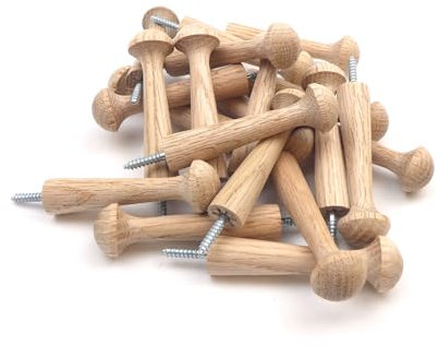 Screw in Oak Shaker Peg 3.5 - (Pack of 20)