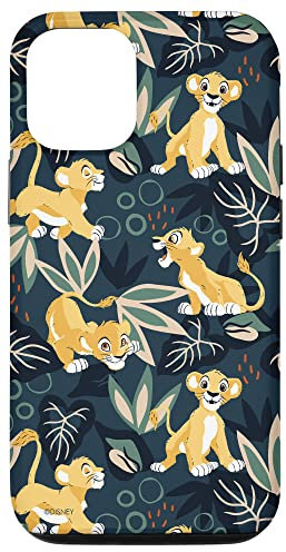 iPhone 12/12 Pro Disney The Lion King Young Simba Jungle Print Case