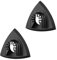2 pezzi Delta Sander Multitool Piastra abrasiva 80 mm - Accessorio ottimale per Fein Multimaster, Bosch, Parkside, Ryobi, Worx, Workzone e altro ancora - Carta vetrata multifunzionale per utensili