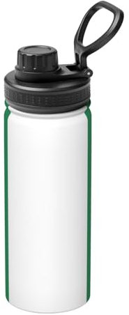 Flag of Nigeria Print Vacuum Insulated Sports Water Bottle,18 Oz Stainless Steel Water Bottle for Gym Home Sports