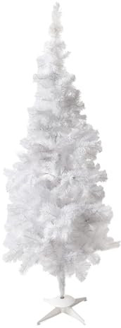 DIVCHI 6ft Premium Christmas Tree 355 Branch Xmas Trees Artificial Christmas Tree Pine Tree With Metal Stand Realistic Branches Christmas Tree For Indoor And Outdoor (White)
