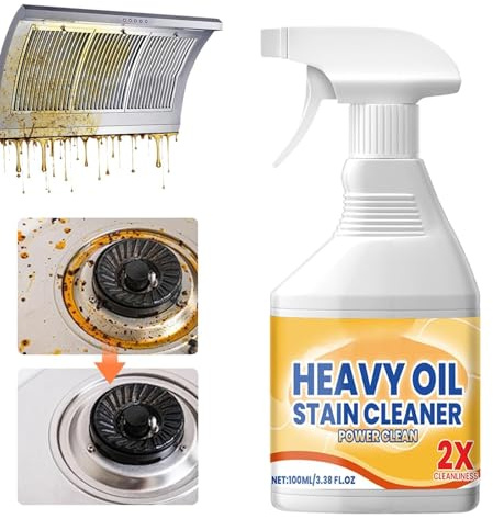Küchenschaumreiniger, Starker Küchen Schaumreiniger, Neu Küchenreiniger Spray 100ml, Entfernt Fett & Schmutz Für Herd, Backofen, Edelstahl & Arbeitsplatten (1)
