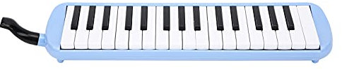 Drfeify Melodica per Principianti, Strumento da Tastiera Eolica a 32 Tasti con Trasporto e Presa Ugello