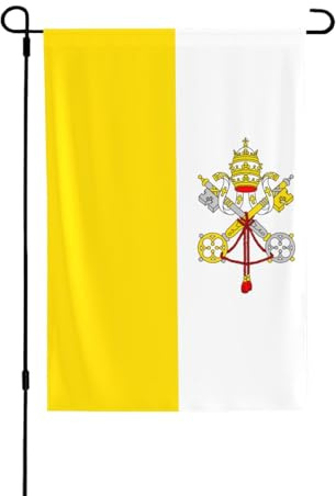 Bandiera del Vaticano. Adatta per interni ed esterni, perfetta per casa, giardino, eventi e manifestazioni patriottiche.