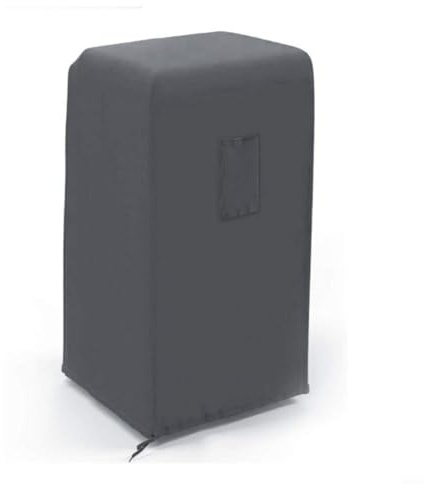 GANCEI Cubierta de aire acondicionado portátil, bolsa de almacenamiento protectora de 40 x 46 x 75 cm con correa inferior ajustable y bolsillo lateral para unidad de CA móvil (gris)